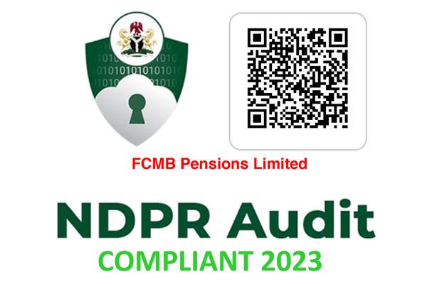 NDPR Trust Mark Badge recently awarded to FCMB Pensions Limited